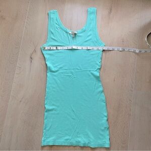 💗 NWOT ANTHROPOLOGIE BORDEAUX Mint Green Tank Top